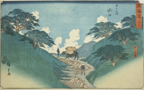 Minakuchi: The Beautiful Pine Trees at Mount Hiramatsu (Minakuchi, Hiramatsuyama bisho)—No. 51,
