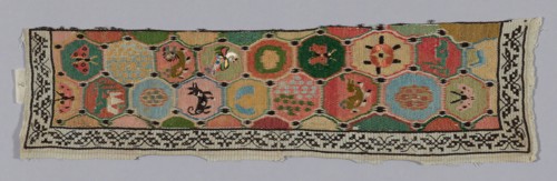 Trouser Band, Qing dynasty (1644–1911), 1875/1900, Han-Chinese, China, Design of dragons,