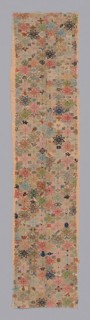 Panel (sleeveband), 1875/1900, China, embroidered gauze, 90.8 × 20.6 cm (35 3/4 × 8 1/8 in.)