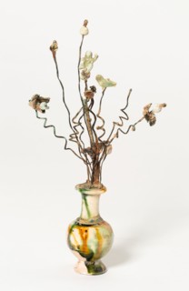 Miniature Vase with Wire Strands and Variegated Materials, Tang dynasty (618–907), China,