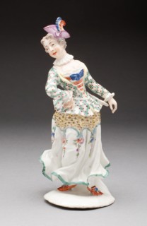 Columbine, c. 1754, Fürstenberg Porcelain Factory, German, founded 1747, after Simon Feilner,