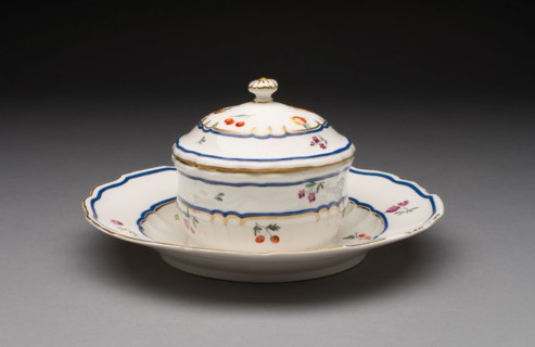 Covered Dish with Attached Stand, c. 1775, Frankenthal Porcelain Factory, German, founded 1755,