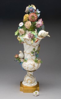 Vase, c. 1750, Meissen Porcelain Manufactory, German, founded 1710, Meissen, Hard-paste porcelain,