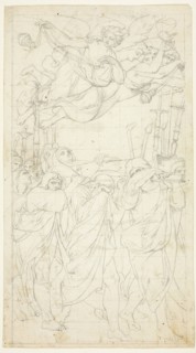Funeral of the Virgin, n.d., Peter Cornelius (German, 1783-1867), after Ludovico Carracci (Italian,