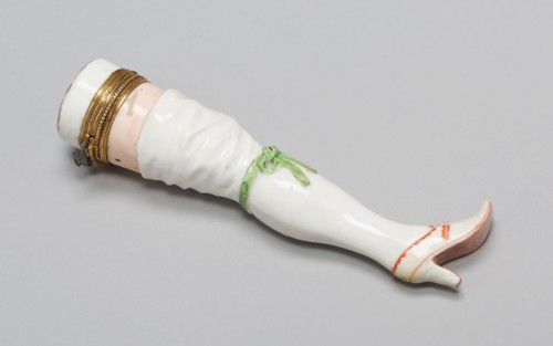 Etui, c. 1770, Vienna, Austria, Vienna, Hard-paste porcelain, polychrome enamels, and gilding, L.