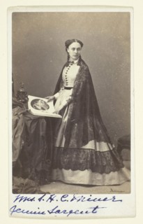 Mrs. S. H. C. Miner, 1846/1891, William Notman, Canadian, born Scotland, 1826–1891, Canada, Albumen
