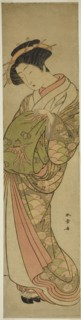 A Courtesean of the Matsubaya House, mid–late 1770s, Katsukawa Shunsho ?? ??, Japanese, 1726-1792,