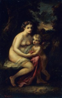 Education of Cupid, c. 1859, Narcisse Virgile Diaz de la Peña, French, 1807-1876, France, Oil on