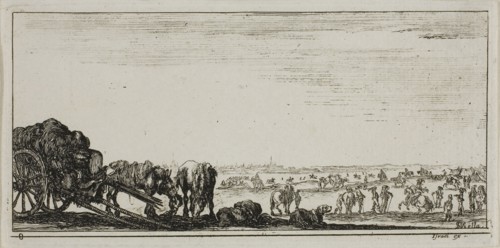 Plate Eight from Drawings of Several Movements by Soldiers, 1644, Stefano della Bella, Italian,