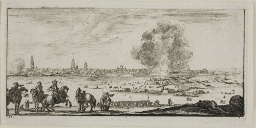 Plate Eleven from Drawings of Several Movements by Soldiers, 1644, Stefano della Bella, Italian,