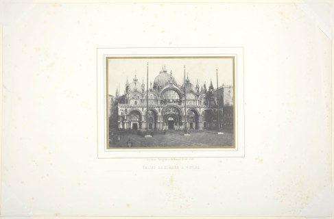 Eglise de St. Marc à Venise, 1851, Louis-Désiré Blanquart-Evrard, French, 1802–1872, France, Salted