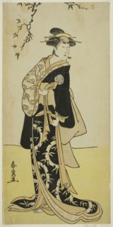 The Actor Yamashita Mangiku I as Lady Yuya (Yuya Gozen) (?) in the Play Heike Hyobanki (?),