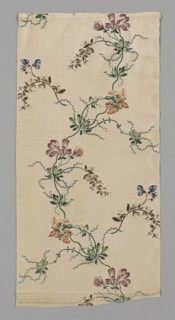Panel from a Skirt, 1741/42, Possibly designed by Anna Maria Garthwaite, English, 1720–1756,
