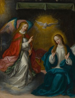 The Annunciation, c. 1620, Frans Francken II, Flemish, 1581-1642, Flanders, Oil on copper, 29.2 ×