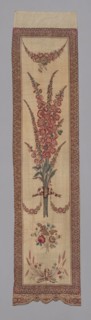 Curtain for Bed Set, 18th century, France, Nantes, France, Cotton, plain weave, block printed and