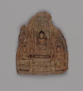 Votive Tablet of Gautama Buddha with Attendant Buddhas, 12th/13th century, Thailand, Lamphun