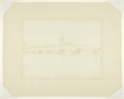 The Bridge of Orleans, June 1843, William Henry Fox Talbot, English, 1800–1877, England, Salted