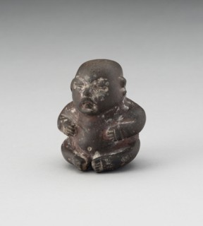 Seated Infant Figurine, 900/500 B.C., Middle pre-Classic, Probably Central Mexico or Veracruz,