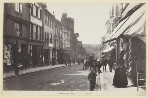 33 Exeter, Fore Street, 1860/94, Francis Bedford, English, 1816–1894, England, Albumen print, 12.2