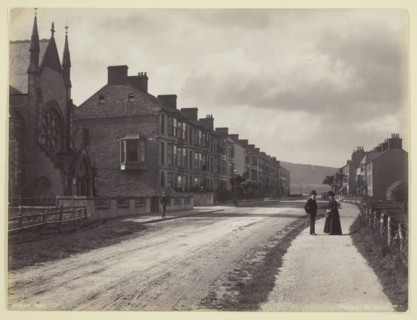 Pensarn, the Street, 1860/94, Francis Bedford, English, 1816–1894, England, Albumen print, 16 × 21