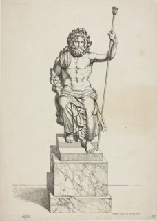 Jupiter, drawn from the collection of M. Denon, c. 1820, Louis Lafitte (French, 1770-1828), printed