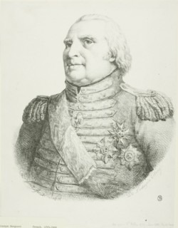 Portrait of Louis XVIII, 1816, Pierre Nolasque Bergeret, French, 1782-1863, France, Lithograph on