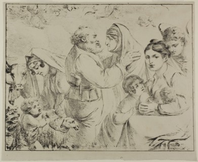 Allegory of Maternal Felicity, 1817, Dominique-Vivant Denon, French, 1747-1825, France, Lithograph