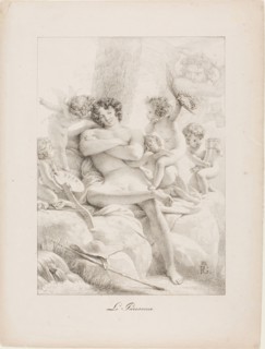 The Idler, 1816, Pierre Guérin (French, 1774-1833), printed by Gottfried Engelmann (French,