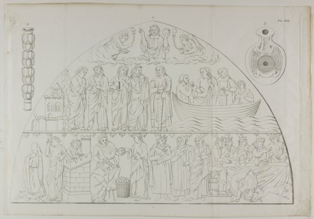 Three Images from Millin’s Atlas, plate XII, 1807–1808, Louis Aubin Millin, French, 19th century,