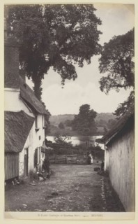 31 Exeter, Cottages at Countess Weir, 1860/94, Francis Bedford, English, 1816–1894, England,