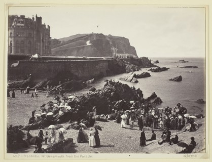 Ilfracombe, Wildersmouth from the Parade, 1860/94, Francis Bedford, English, 1816–1894, England,