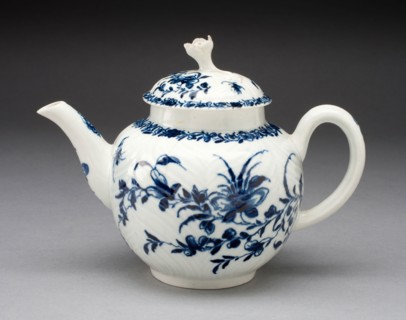 Teapot, c. 1760, Worcester Porcelain Factory, Worcester, England, founded 1751, Worcester,