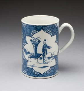 Mug, 1765/75, Worcester Porcelain Factory, Worcester, England, founded 1751, Worcester, Soft-paste
