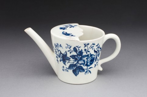 Feeding Mug, c. 1780, Lowestoft Porcelain Factory, English, 1757-1802, Lowestoft, Soft-paste
