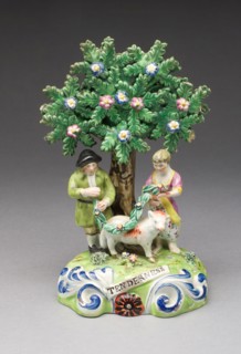 Figure Group: Tenderness, c. 1820/30, John Walton, English, 19th century, Staffordshire,