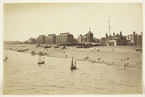 Untitled (Victoria Parade, Deal), 1850–1900, English, 19th century, England, Albumen print, 18.5 ×