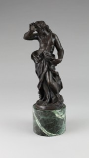 Draped Figure, c. 1640, Giovanni Gia (Attributed to), Italian, 17th century, Italy, Bronze, 11 1/2