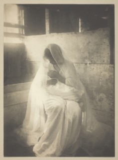 The Manger, 1899, Gertrude Käsebier, American, 1852–1934, United States, Platinum print, 33.7 x 24