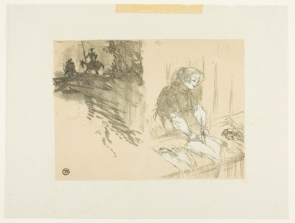 Cover for Les Courtes Joies, 1897, published 1925, Henri de Toulouse-Lautrec, French, 1864-1901,