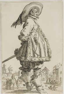 The Gentleman in the Fur-Trimmed Mantle with his Hands Behind his Back, from the series The