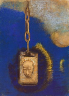 The Beacon, 1883, reworked c. 1893, Odilon Redon, French, 1840-1916, France, Pastel, with various