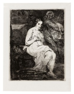 The Toilette, 1862, Édouard Manet, French, 1832-1883, France, Etching in black on ivory laid