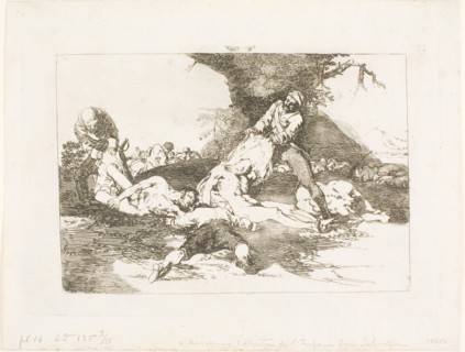 They Make Use of Them, plate 16 from The Disasters of War, 1810/12, published 1863, Francisco José