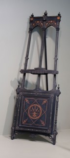 Easel, 1870/80, American, 19th century, Philadelphia or New York, New York, Ebonized walnut,