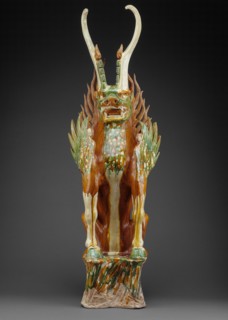 Feline-Headed Guardian Beast (Zhenmushou), Tang dynasty (618–907 A.D.), first half of 8th century,