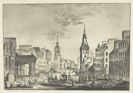 Trongate in the Olden Time, 1900, James Craig Annan, Scottish, 1864-1946, Scotland, Lithograph,