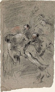 Deposition, 1863, Jean Baptiste Carpeaux (French, 1827-1875), after Dirck van Baburen