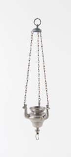 Votive Lamp, Late 18th century, Possibly Poland, Poland, Pewter, 46.4 x 11.4 x 11.4 cm (18 1/4 x 4