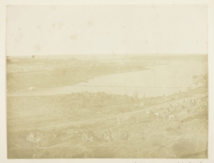 Inner Harbour of Sebastopol, Bridge Connecting the City with the Suburb Fort Nickolas at the