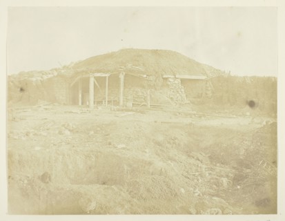 Bomb-Proof in which the Russian General lived who Commanded in the Redan, 1855, James Robertson,